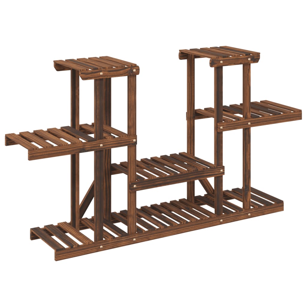 Berkfield Flower Stand 110x25x73 cm Solid Wood Fir