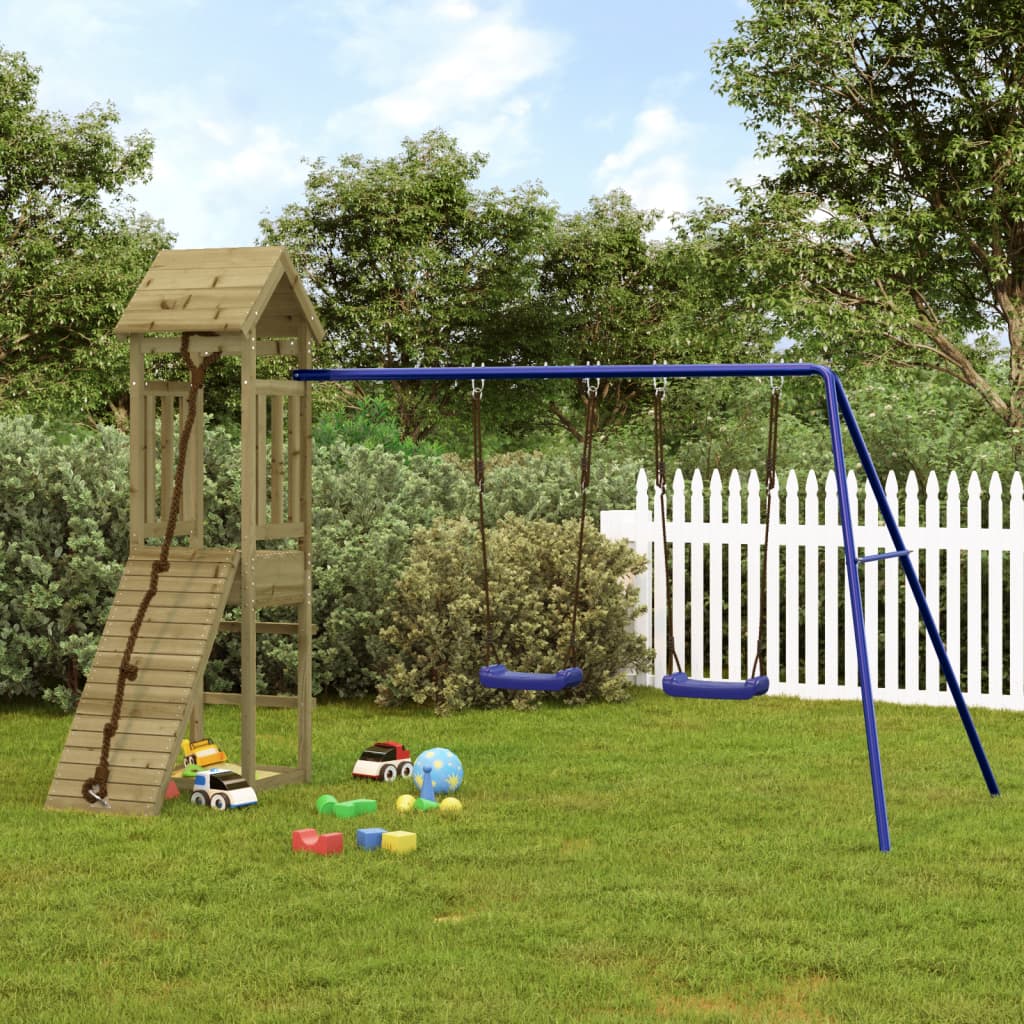 Berkfield Outdoor Playset Impregnated Wood Pine