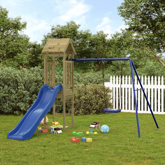 Berkfield Outdoor Playset Impregnated Wood Pine