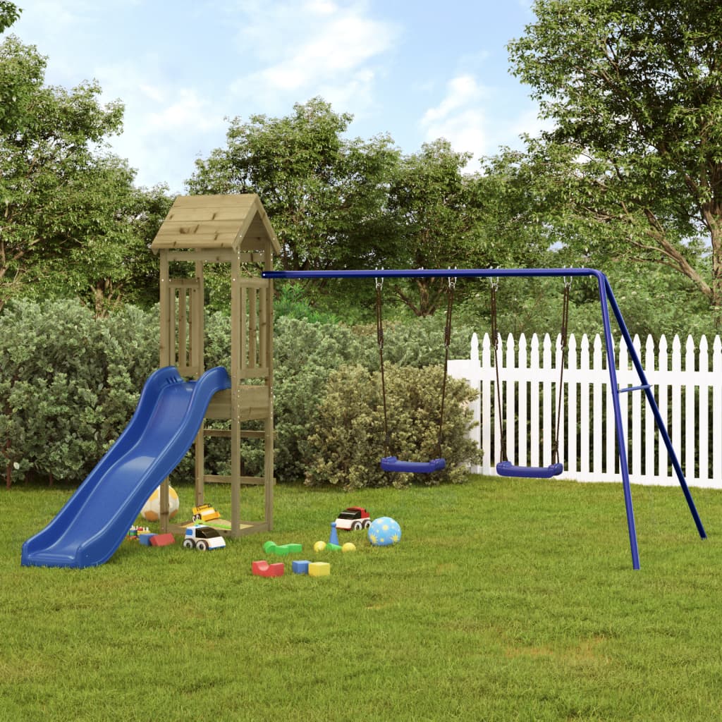 Berkfield Outdoor Playset Impregnated Wood Pine