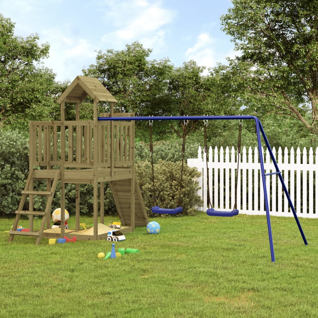 Berkfield Outdoor Playset  Impregnated Wood Pine