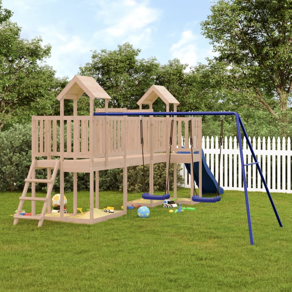 Berkfield Outdoor Playset Solid Wood Pine