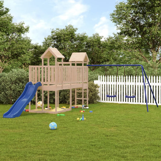 Berkfield Outdoor Playset Solid Wood Pine