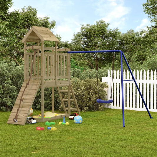 Berkfield Outdoor Playset Impregnated Wood Pine