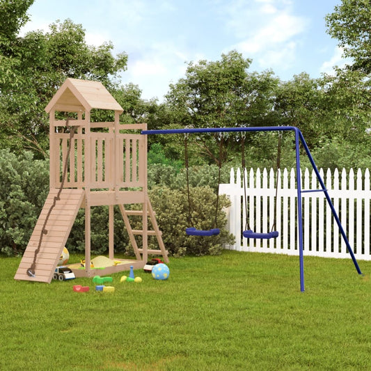 Berkfield Outdoor Playset Solid Wood Pine