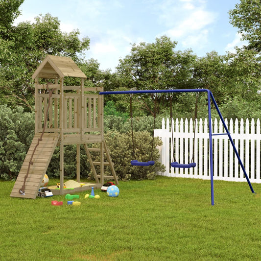 Berkfield Outdoor Playset Impregnated Wood Pine