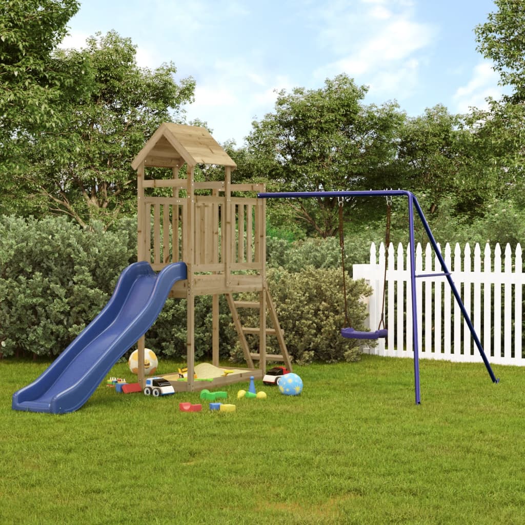 Berkfield Outdoor Playset Impregnated Wood Pine