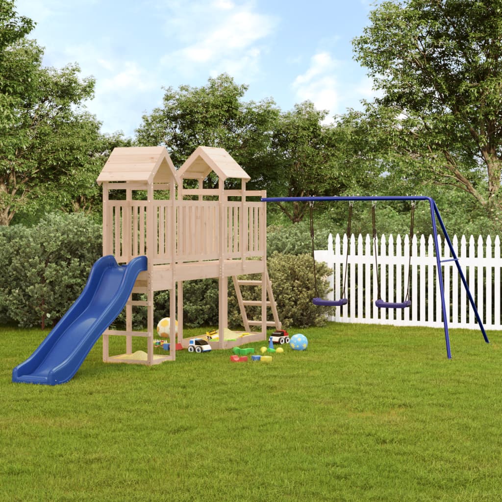Berkfield Outdoor Playset Solid Wood Pine