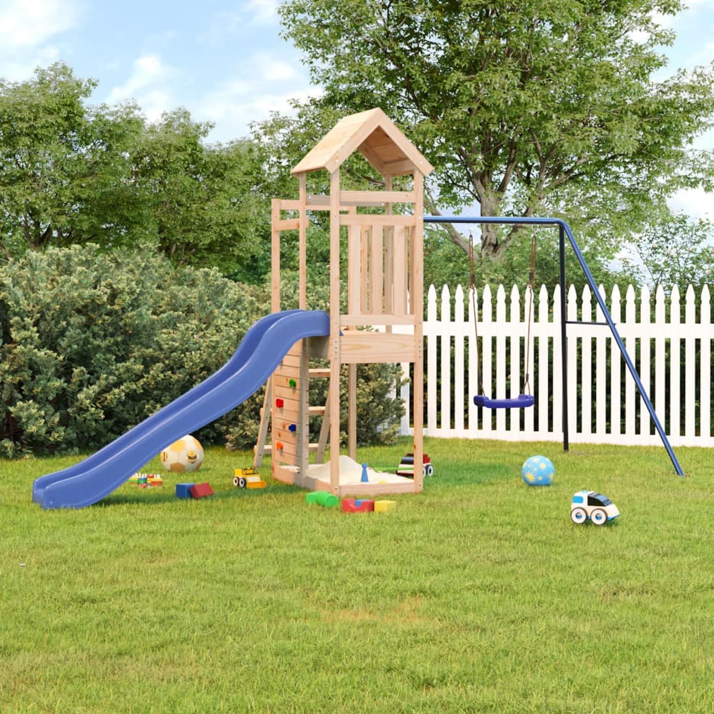 Berkfield Outdoor Playset Solid Wood Pine