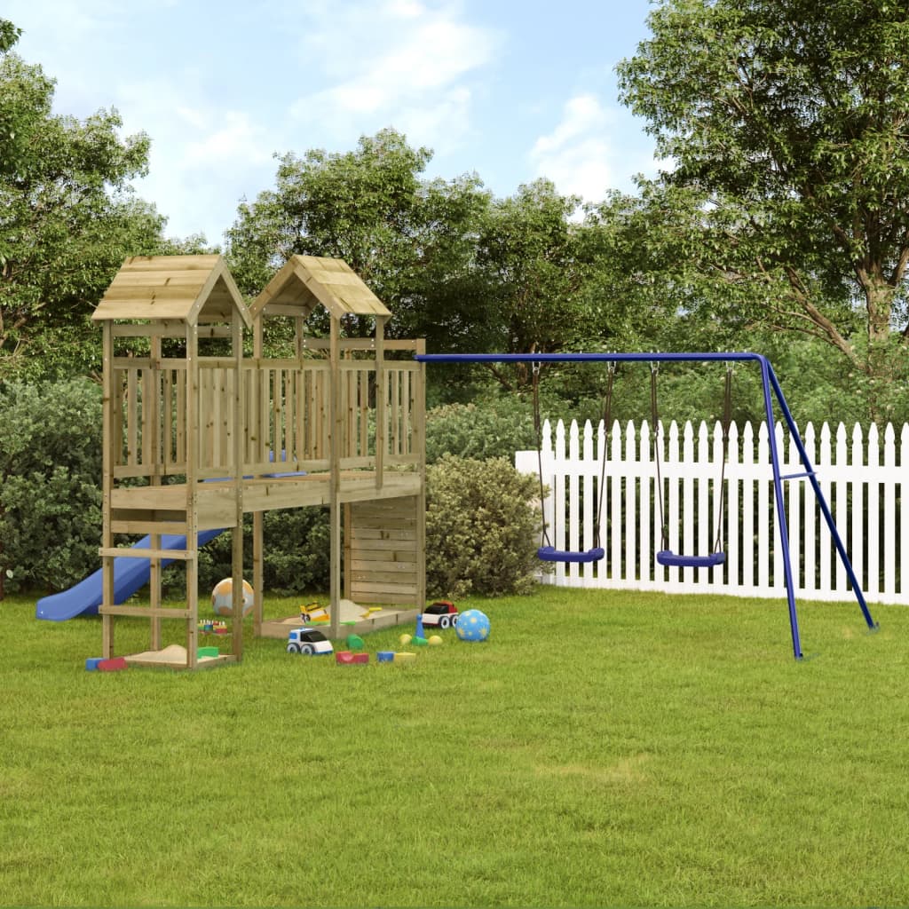Berkfield Outdoor Playset Impregnated Wood Pine