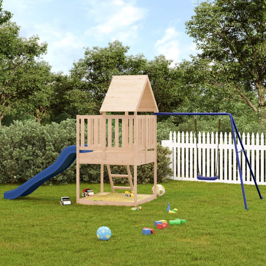 Berkfield Outdoor Playset Solid Wood Pine