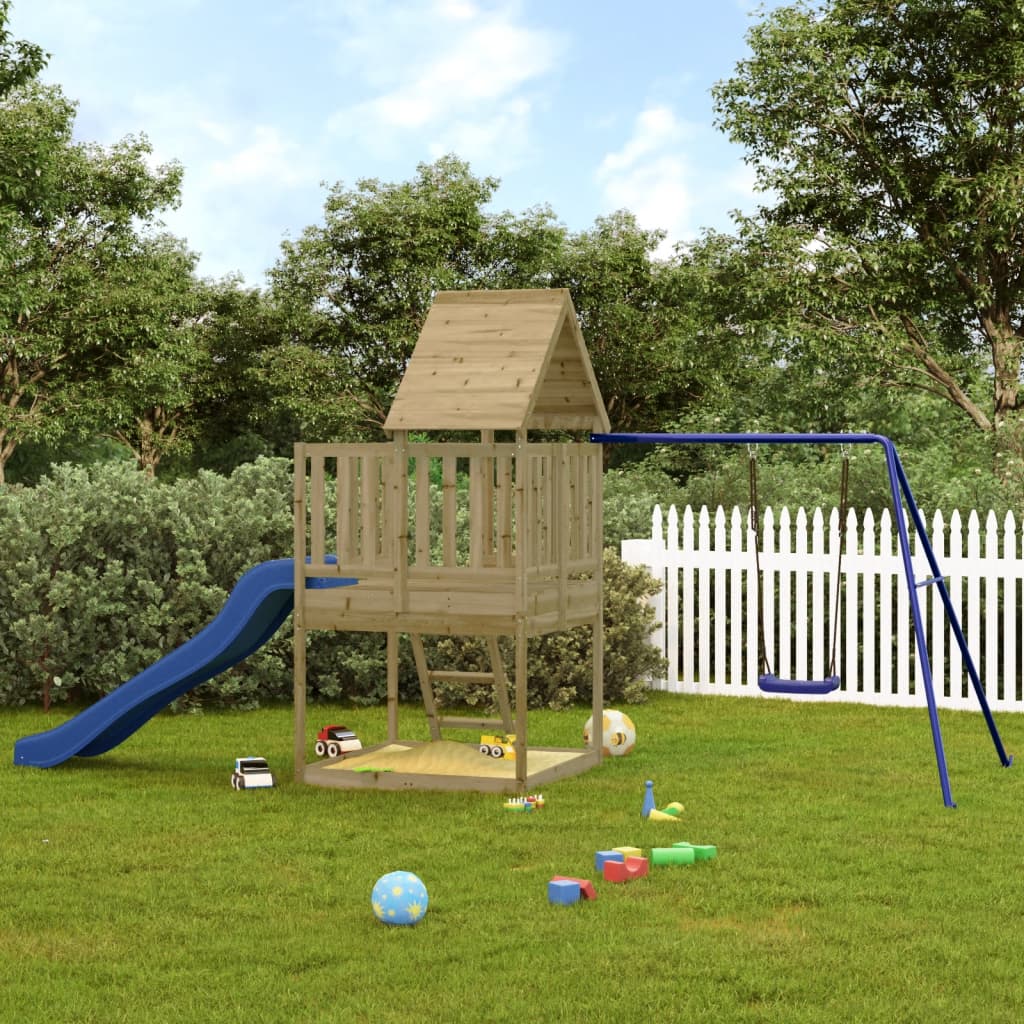 Berkfield Outdoor Playset Impregnated Wood Pine