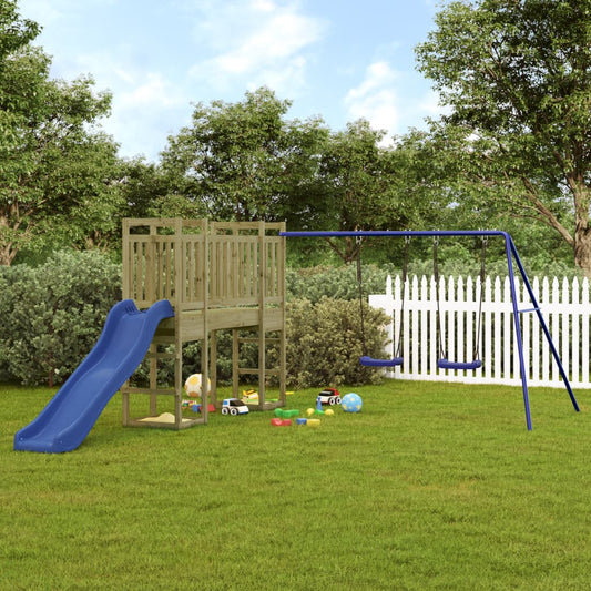 Berkfield Outdoor Playset Impregnated Wood Pine