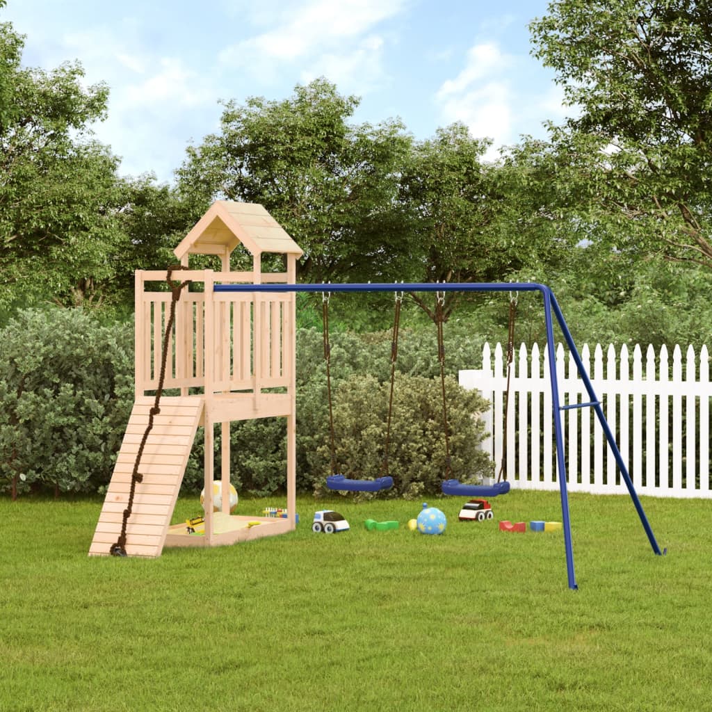 Berkfield Outdoor Playset Solid Wood Pine
