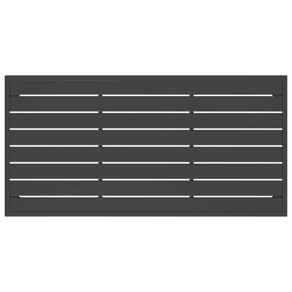 Berkfield Garden Coffee Table Anthracite 110x55x35cm Steel