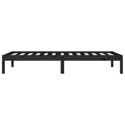 Berkfield Day Bed Black 90x200 cm Solid Wood Pine