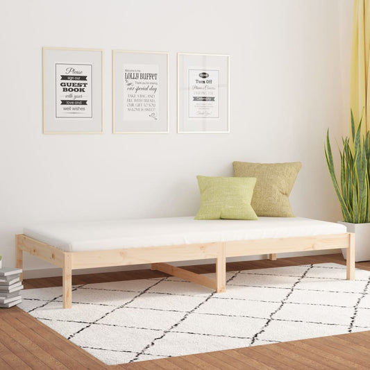 Berkfield Day Bed 80x200 cm Solid Wood Pine