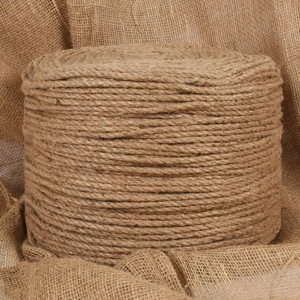 Berkfield Jute Rope 100 m Long 8 mm Thick