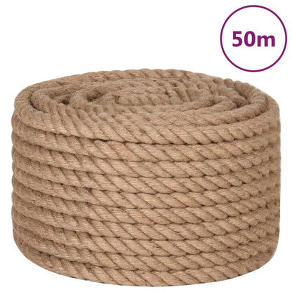 Berkfield Jute Rope 50 m Long 24 mm Thick