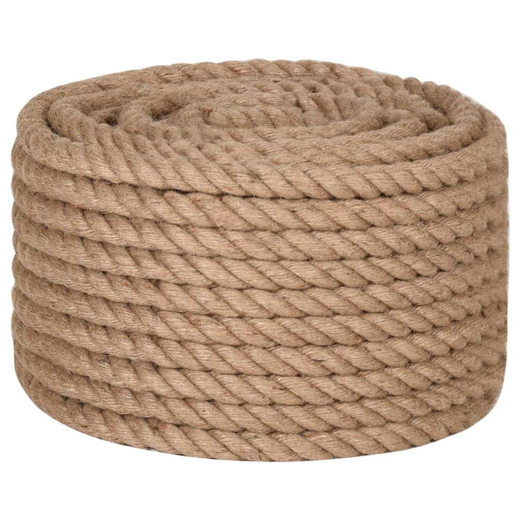 Berkfield Jute Rope 50 m Long 24 mm Thick