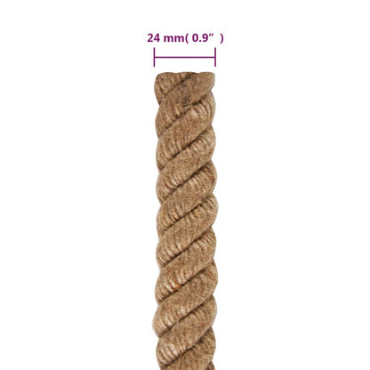 Berkfield Jute Rope 50 m Long 24 mm Thick