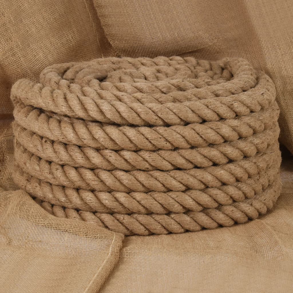 Berkfield Jute Rope 25 m Long 36 mm Thick