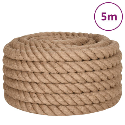 Berkfield Jute Rope 5 m Long 40 mm Thick