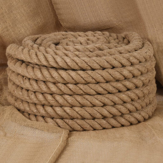 Berkfield Jute Rope 25 m Long 40 mm Thick