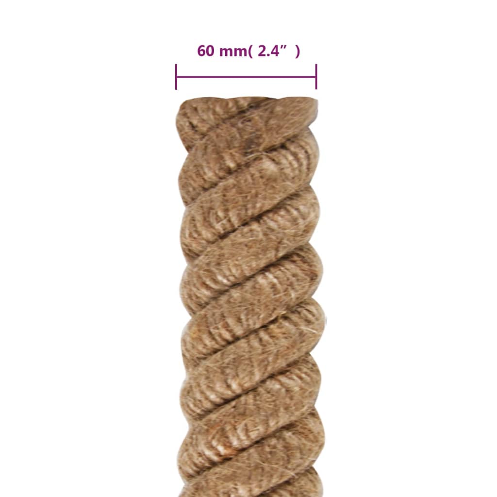 Berkfield Jute Rope 5 m Long 60 mm Thick