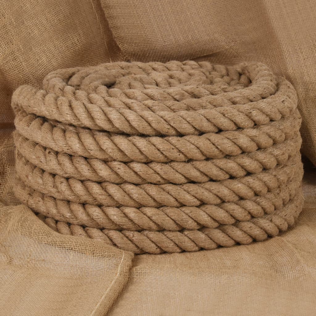 Berkfield Jute Rope 10 m Long 60 mm Thick