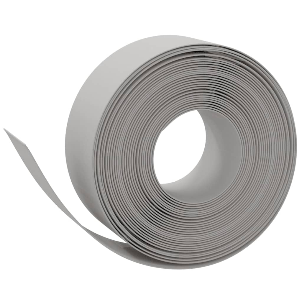 Berkfield Garden Edging Grey 10 m 20 cm Polyethylene