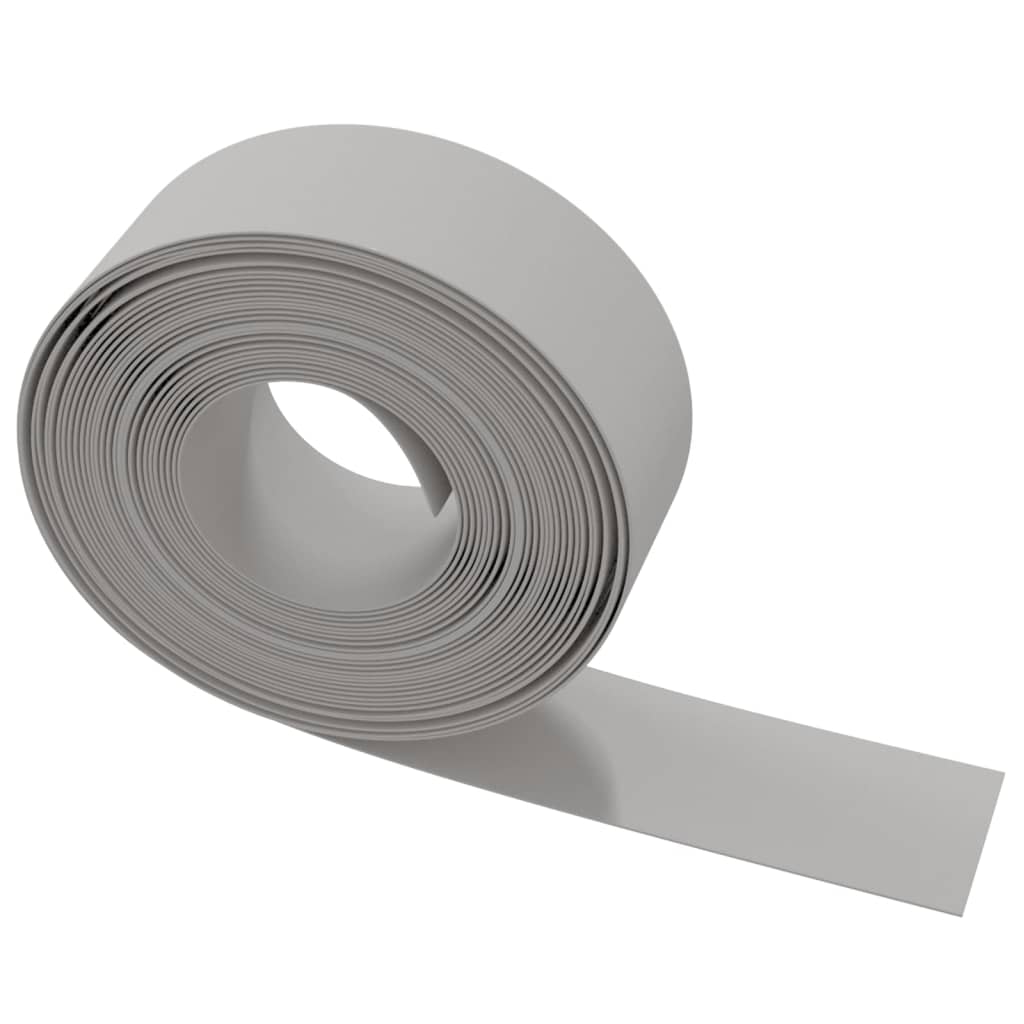 Berkfield Garden Edging Grey 10 m 20 cm Polyethylene