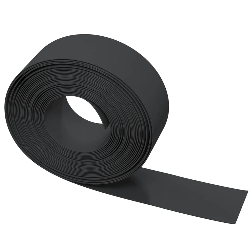 Berkfield Garden Edging Black 10 m 20 cm Polyethylene