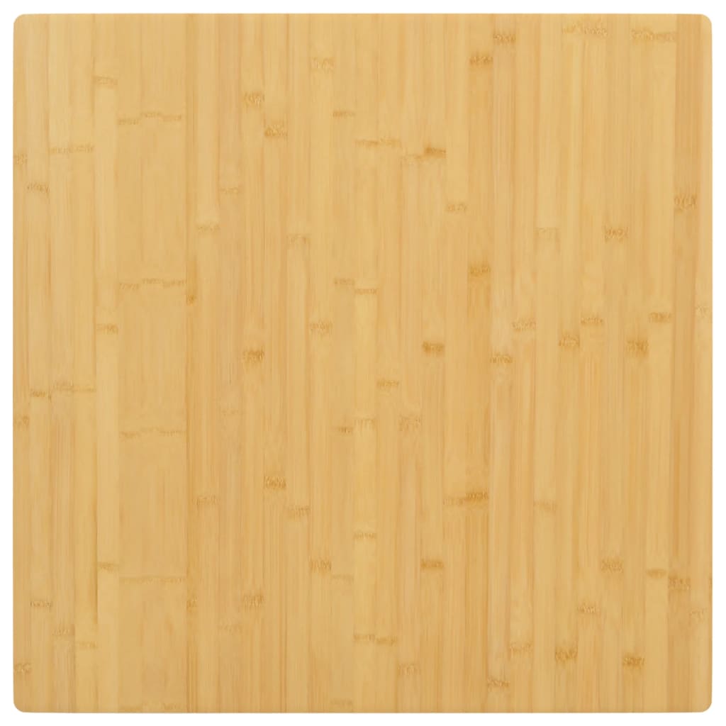 Berkfield Table Top 80x80x2.5 cm Bamboo