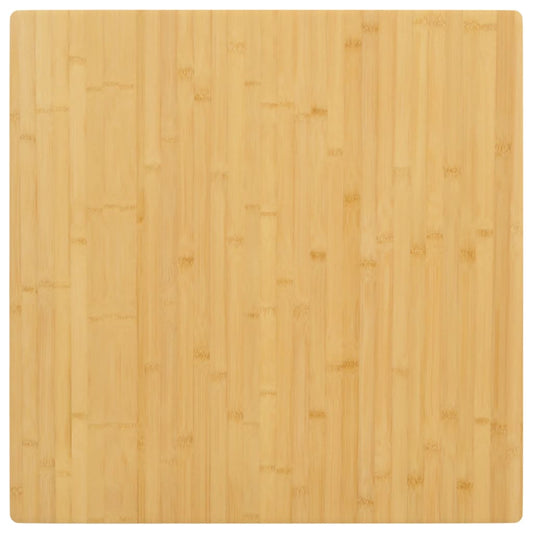 Berkfield Table Top 80x80x2.5 cm Bamboo