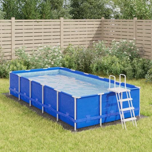 Berkfield Pool Ground Cloth Light Grey 500x250 cm Polyester Geotextile