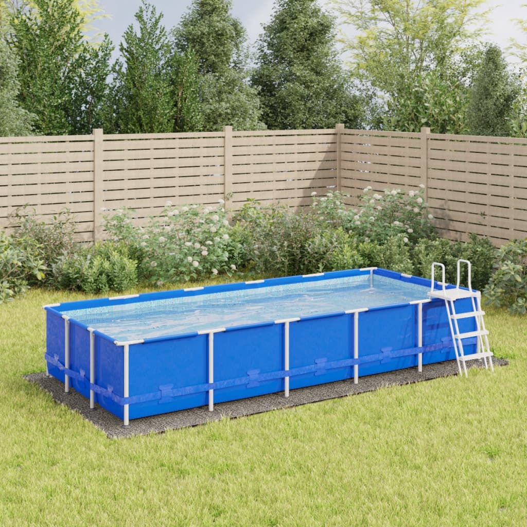 Berkfield Pool Ground Cloth Light Grey 550x280 cm Polyester Geotextile
