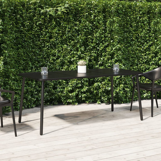 Berkfield Garden Table Anthracite 165x80x71 cm Steel