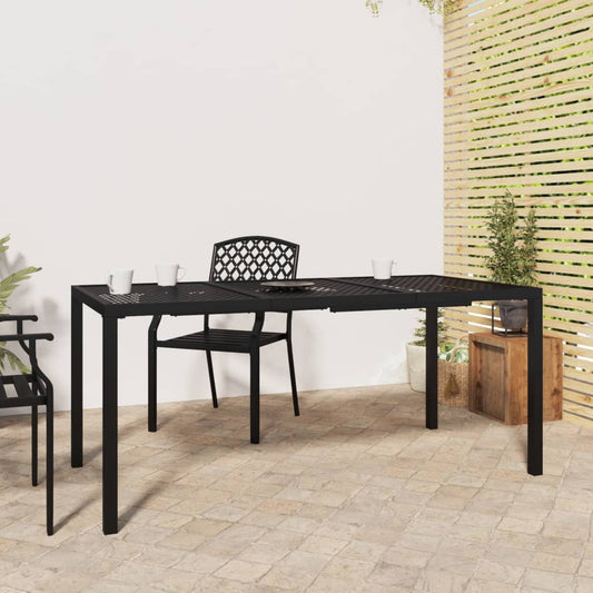 Berkfield Garden Table Anthracite 165x80x72 cm Steel