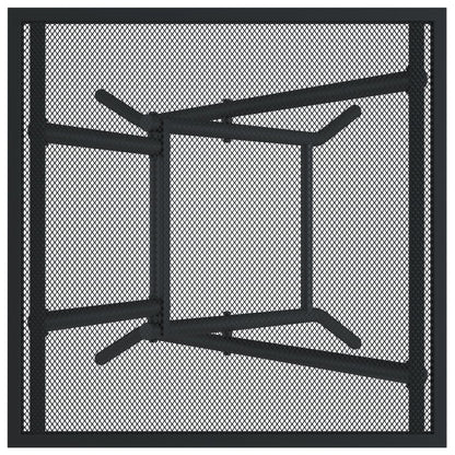 Berkfield Folding Garden Table Anthracite 50x50x72 cm Steel Mesh