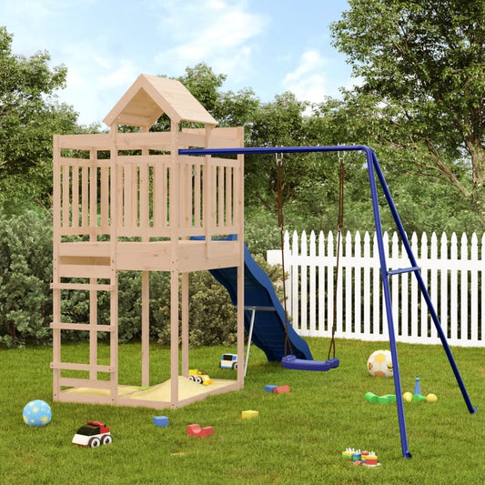 Berkfield Outdoor Playset Solid Wood Pine
