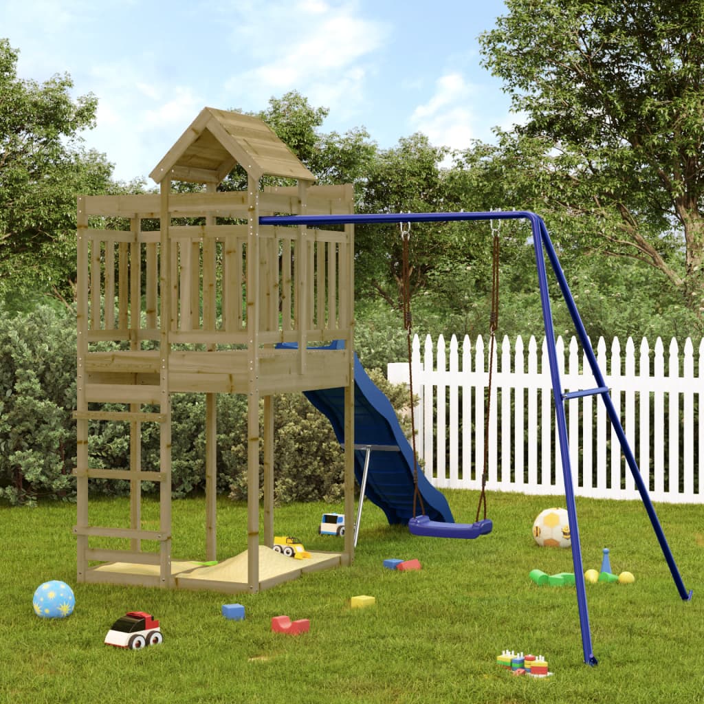 Berkfield Outdoor Playset Impregnated Wood Pine