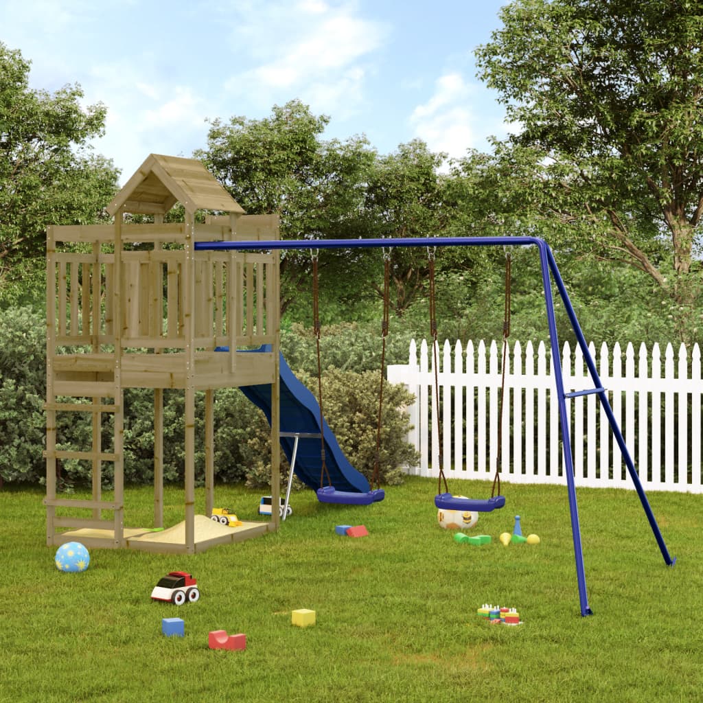 Berkfield Outdoor Playset Impregnated Wood Pine