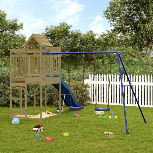 Berkfield Outdoor Playset Impregnated Wood Pine