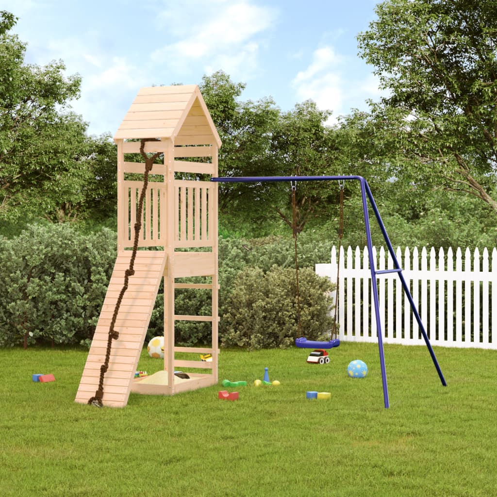 Berkfield Outdoor Playset Solid Wood Pine