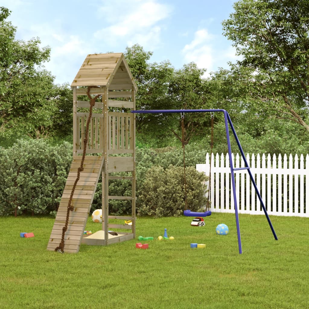 Berkfield Outdoor Playset Impregnated Wood Pine