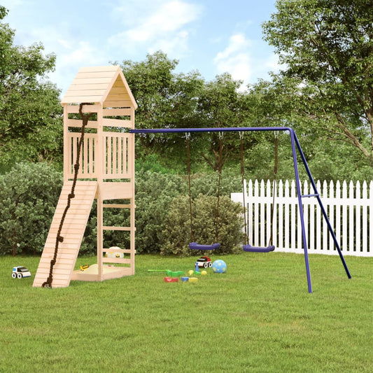 Berkfield Outdoor Playset Solid Wood Pine
