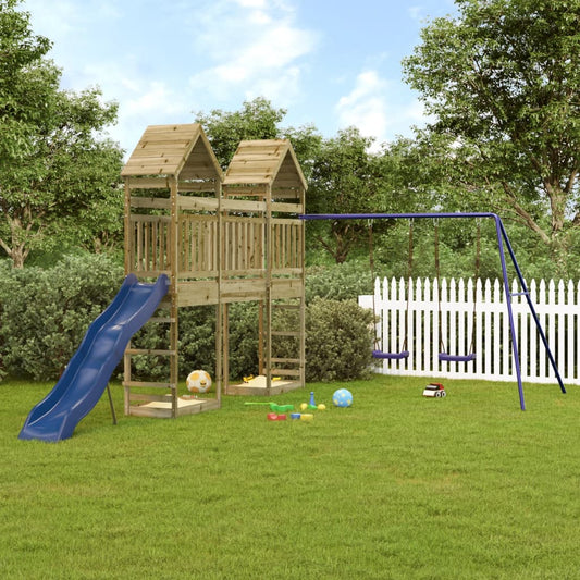 Berkfield Outdoor Playset Impregnated Wood Pine