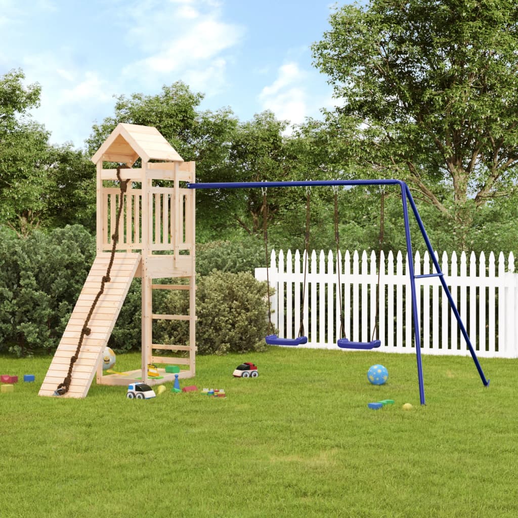 Berkfield Outdoor Playset Solid Wood Pine