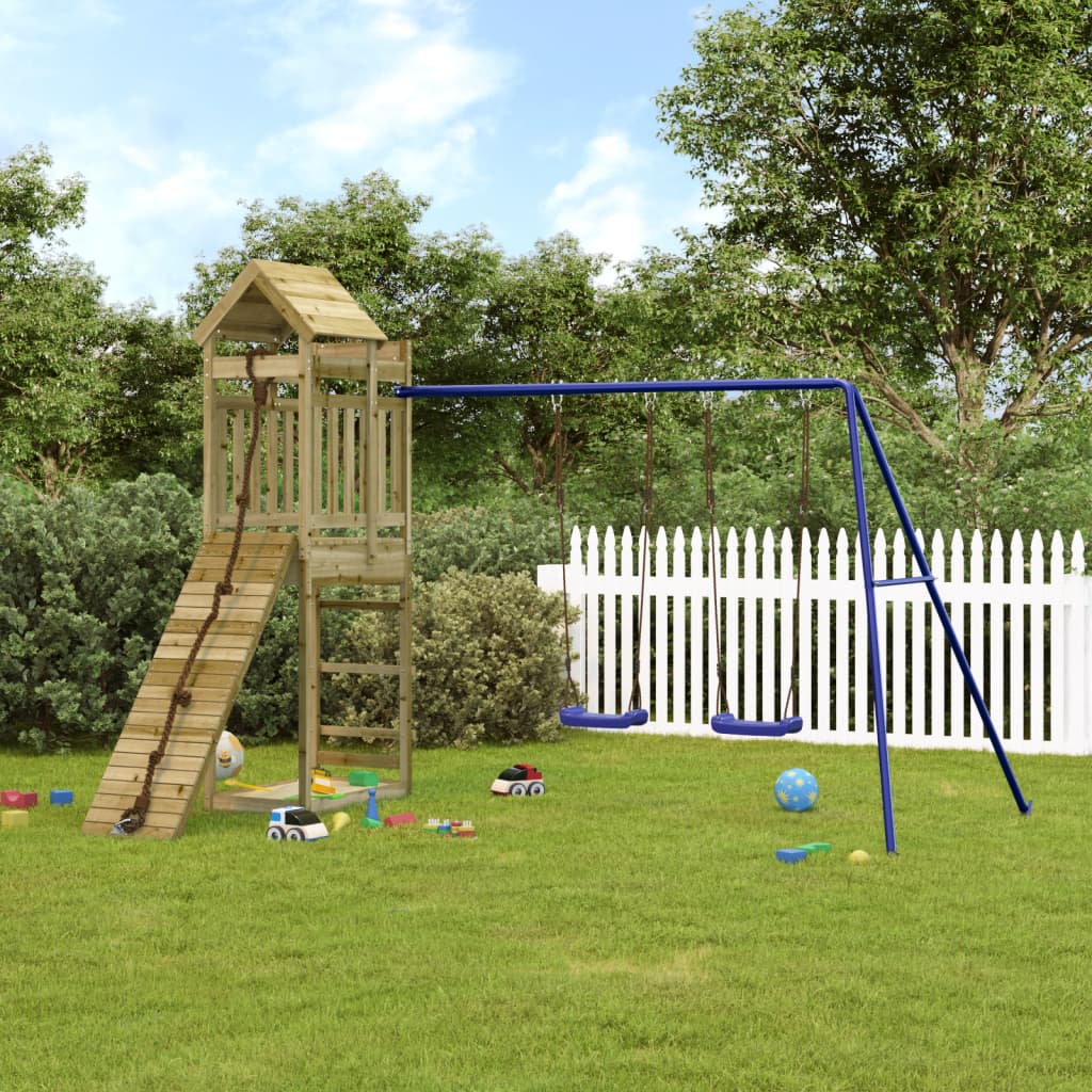 Berkfield Outdoor Playset Impregnated Wood Pine